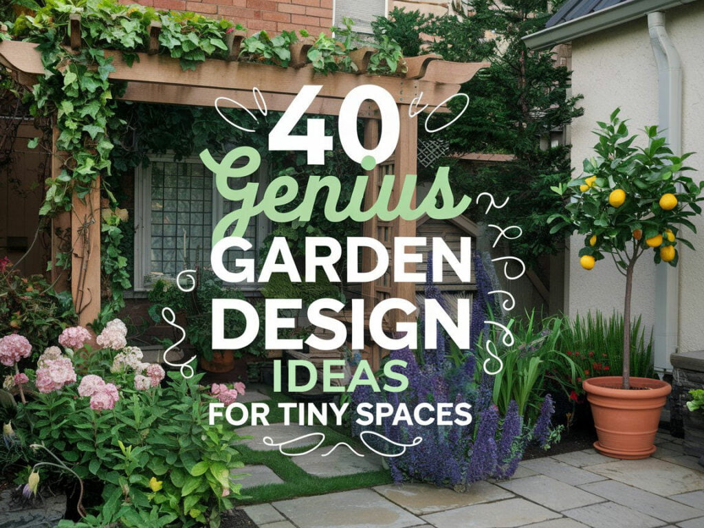 40 Small Garden Design Ideas: Genius Tips for Tiny Spaces 40 small garden ideas 1024x768 - 40 Small Garden Design Ideas: Genius Tips for Tiny Spaces