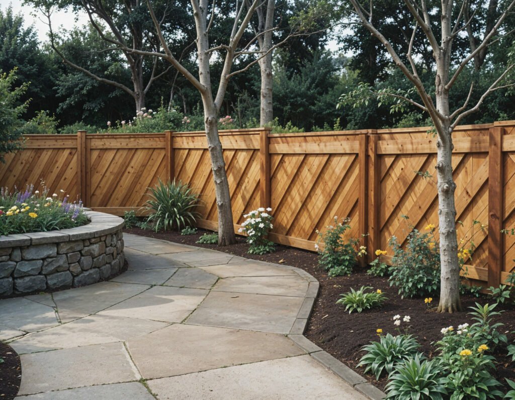 40 Small Garden Design Ideas: Genius Tips for Tiny Spaces Design with Diagonal Lines for a Larger Feel 1024x796 - 40 Small Garden Design Ideas: Genius Tips for Tiny Spaces