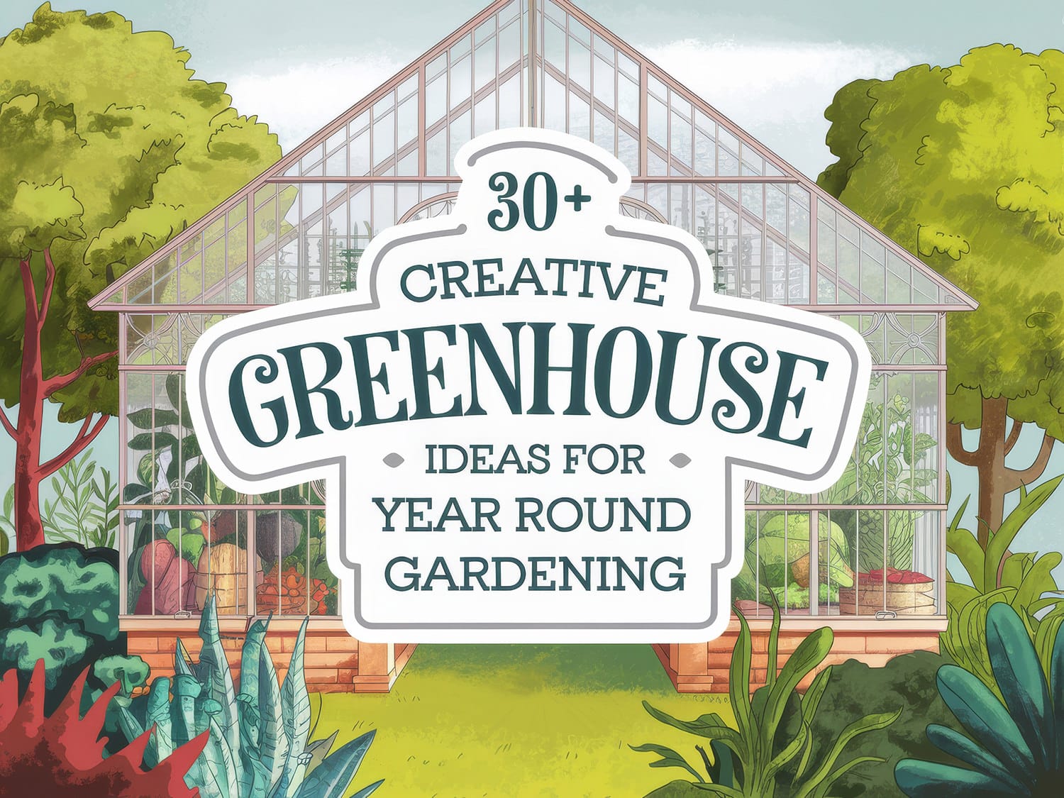 30 creative greenhouse ideas - 30+ Creative Greenhouse Ideas For Gardening All Year Round