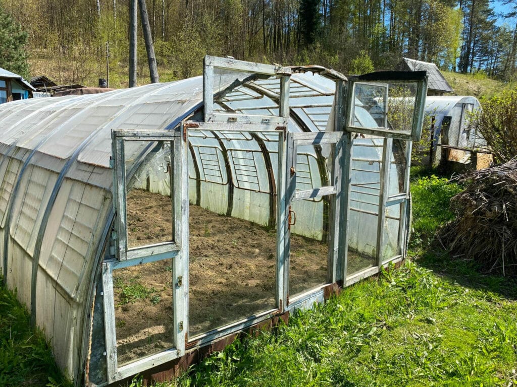 30+ Creative Greenhouse Ideas For Gardening All Year Round Upcycled Window Greenhouse 1024x768 - 30+ Creative Greenhouse Ideas For Gardening All Year Round