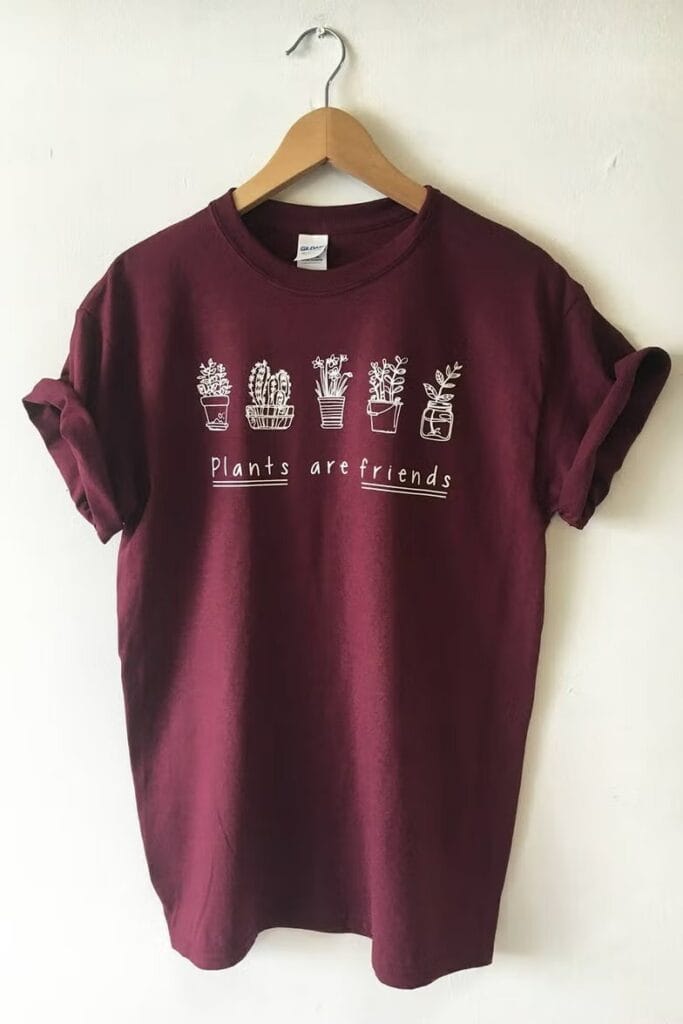 20+ Unique Garden-Inspired Gifts for Plant Lovers plants are friends tshirt 683x1024 - 20+ Unique Garden-Inspired Gifts for Plant Lovers